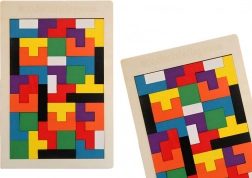 Puzzle logique en bois, 40 pièces