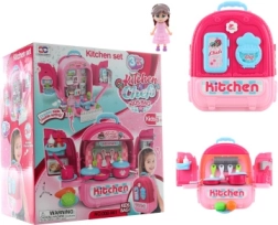 Vaisselle en sac à dos pour enfants 3-en-1