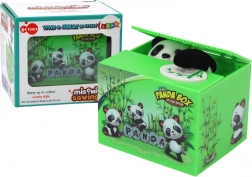 Tirelire Panda Apprenons à économiser Ourson Boîte verte