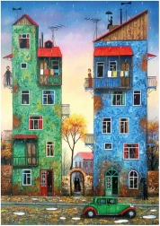 Puzzle Pluie d’automne 1000 pièces