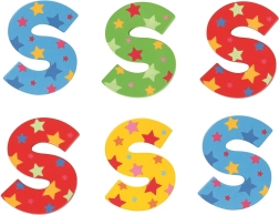 Bigjigs Toys lettre en bois Étoile S