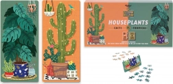 Puzzle Duel Plantes d’intérieur : cactus vs. tropicales 2×70 pièces