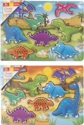 Puzzle en bois dinosaures