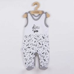 Grenouillère bébé en coton New Baby Music