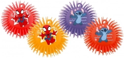 Balle en caoutchouc duveteuse 230 mm – SPIDEY et STITCH (motifs assortis)