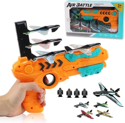 WOOPIE pistolet lance-avions + 4 avions en mousse et 4 cibles