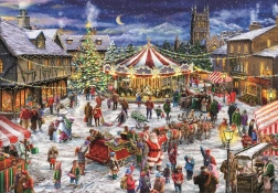 Clementoni puzzle Marchés de Noël 1500 pièces