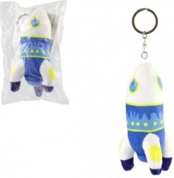 Porte-clés en peluche Fusée
