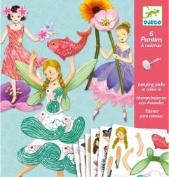 Figurines de fées articulées Djeco – kit créatif pour enfants