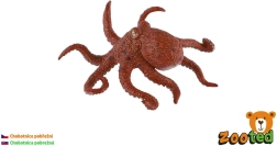 Figurine en plastique de poulpe côtier 8 cm