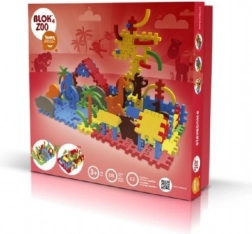 Jeu de construction en plastique BLOK 4 Zoo, 235 pièces