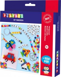 Perles à repasser PLAYBOX – kit de perles, bracelets et pendentifs 1550 pcs