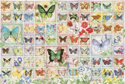 Puzzle Papillons et Fleurs COBBLE HILL 2000 pcs