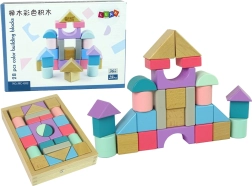 Blocs en bois pastels 28 pcs Château
