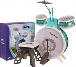 Set de batterie pour enfants avec motif de lion