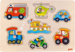 GOKI puzzle en bois – moyens de transport