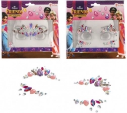 Strass adhésifs pour le visage Princesse