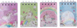 Bloc-notes 7x10 cm Licorne avec labyrinthe, 60 pages