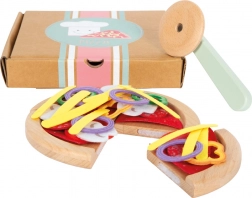 Set pizza en bois SMALL FOOT pour enfants