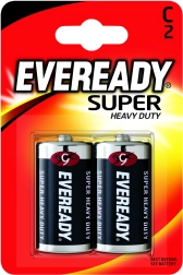 Energizer Eveready Super Heavy Duty piles C (R14) 1,5 V – 2 pcs