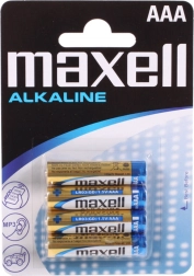 Piles alcalines Maxell AAA LR03 1,5 V – 4 pcs