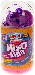Pâte à modeler Misiolina – set rose et violet avec emporte-pièces