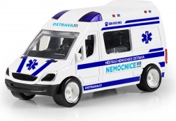 Voiture miniature en métal ambulance Ostrava 7 cm
