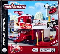 Garage Majorette Creatix station de secours avec véhicule
