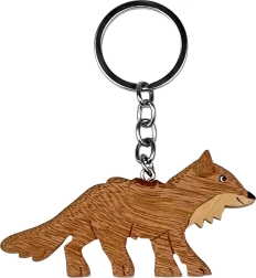 Porte-clés en bois renard grand – 2Kids Toys