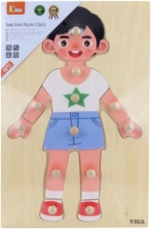 Puzzle encastrable en bois – garçon