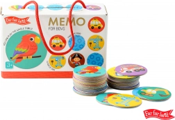 Far Far Land jeu de mémoire circulaire pour garçons