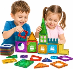 Jeu de construction magnétique Woopie 3D château, 30 pièces