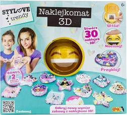 Naklejkomat 3D d’Epee – créateur créatif d’autocollants