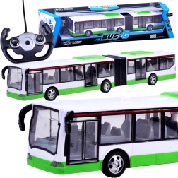 Autobus articulé RC télécommandé pour enfants – Vert