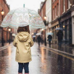 Parapluie enfant transparent Tinyly de DJECO