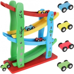 Piste de course en bois pour voitures