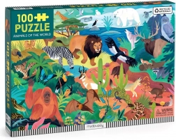 Puzzle Mudpuppy Animaux du monde 100 pièces