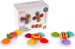 Ensemble de spinners sensoriels avec ventouses pour tout-petits