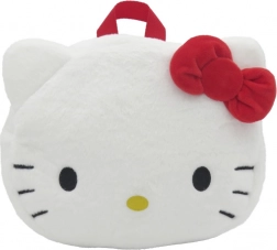 Sac à dos en peluche Hello Kitty visage