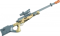 Fusil sniper en mousse – set pour enfants 87 cm