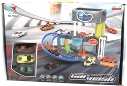Coffret de jeu lave-auto avec petite voiture qui change de couleur