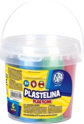Pâte à modeler ASTRA – set de 6 couleurs dans un seau
