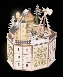 Calendrier de l'Avent avec pyramide de Noël Small Foot