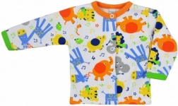 Veste en coton pour bébé Bobas Fashion Zoo orange