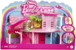 MATTEL mini BARBIE land maison de poupée avec poupée, animal de compagnie, ascenseur et piscine
