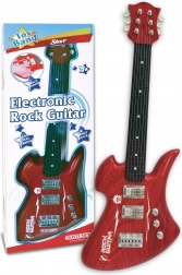 Guitare rock Bontempi rouge