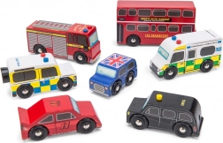 Le Toy Van coffret londonien de petites voitures en bois