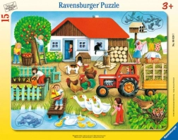 Puzzle 15 pièces Qu’est-ce qui va ensemble – À la campagne RAVENSBURGER
