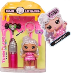 Poupée Yummiland Lip Gloss Sour Misty Cakes – porte-clés avec gloss à lèvres