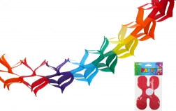 Guirlande en papier colorée 3 m